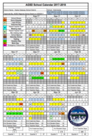 New school calendar for 2017/2018